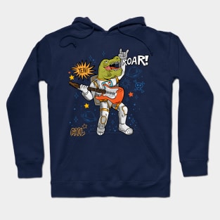 dinosaur astronaut roar Hoodie